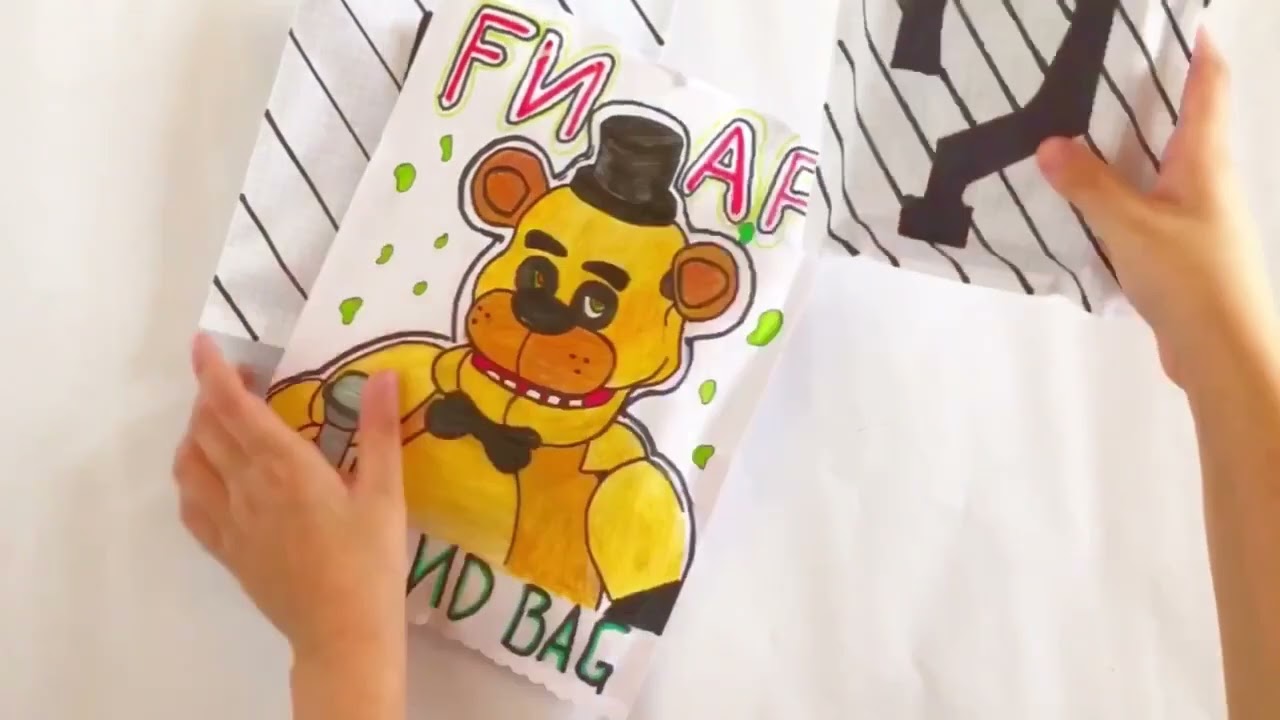 Fnaf Blind Bag Paper Dyi | ASMR