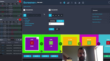 How to configure the Low Float News Screener.