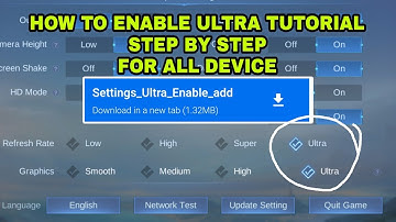 HOW TO ENABLE ULTRA REFRESH RATE WITH ULTRA GRAPHICS MLBB NEW UPDATE ✓ LEXPRO OFFICIAL