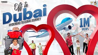 Off To Dubai || Hyderabad To Dubai Journey || Mahishivan || Tamada Media