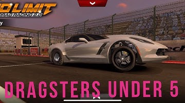 DRAGSTERS UNDER 5 SECONDS NEW TUNE FEBRUARY IN NO LIMIT 2.0