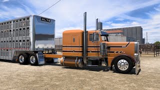 Peterbilt 359 - (Heavy Cattle Hauler) - CAT Power - American Truck Simulator