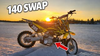 CRF70 with a Piranha 140 Swap… Is It Too Fast?!