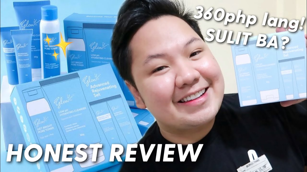 HELLO GLOW Advance Rejuvenating Set (HONEST REVIEW) | Jash Gonzales