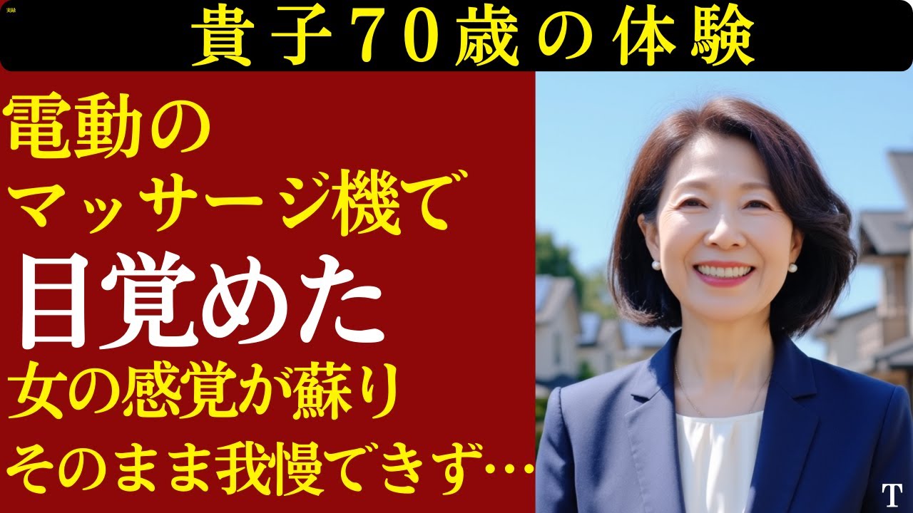 Outline Video 【シニア恋愛】「まさか、この歳で女が目覚めるなんて」68歳・主婦。健康器具がもたらした新たな夫婦の関係【恋愛小説】
