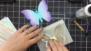 Magnet butterfly card (and two shakers!)