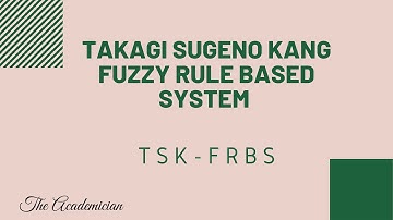 [FS 11] Takagi Sugeno Kang Fuzzy Rule based System (TSK-FRBS)
