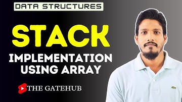 Stack Implementation using Array | Data Structure