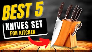 Best knives for kitchen | Top 5  kitchen knives set review | Top Review by Top Review 17 views 2 years ago 4 minutes, 8 seconds