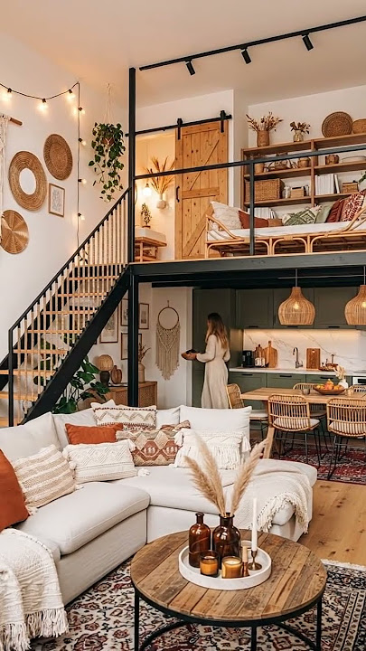 Would You Live Here? 🕯️ The Dreamiest Boho Loft Apartment