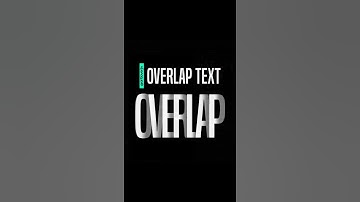 Create Overlapping Text in Photoshop