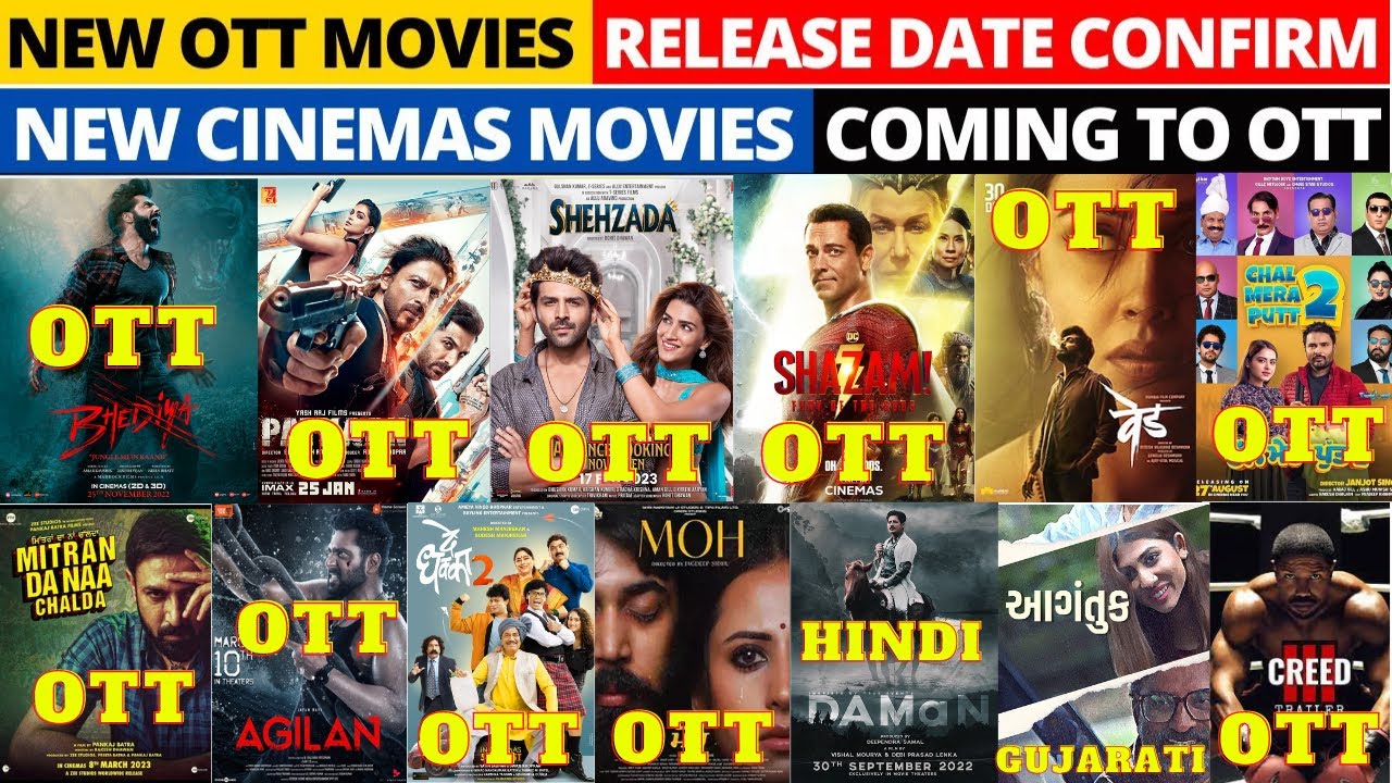 bhediya ott release date I pathan ott release date I Ved ott release date I amazon prime I netflix