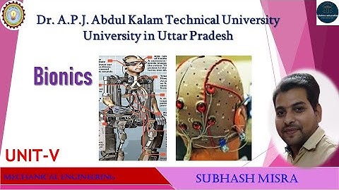 Introduction of Bionics System & its need I Mechatronics  I AKTU I Krishna Education I Subhash Sir