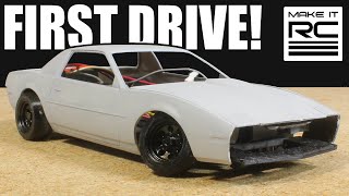 (Re-upload) Firebird Drift Build: Part 3 Adding Electronics, Steering, First Test Drive