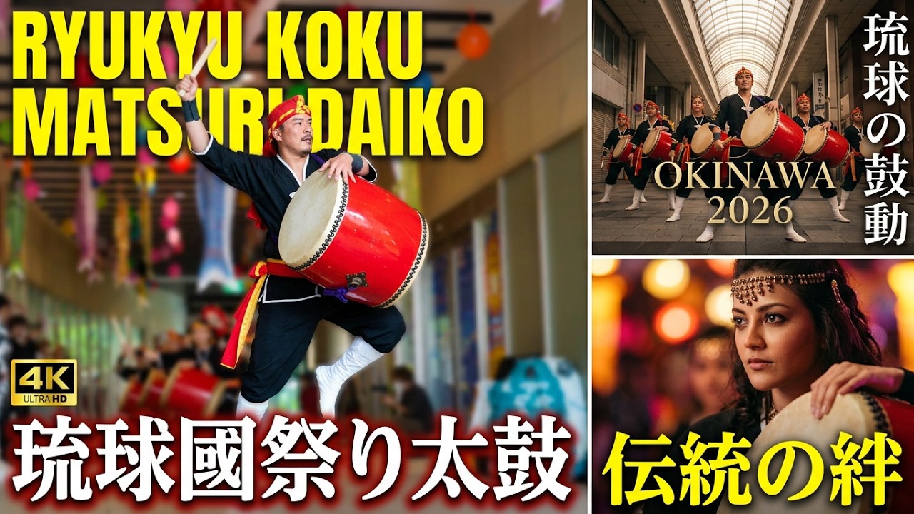 4K/Long Version 🥁RYUKYUKOKUMATSURI DAIKO.OKINAWA/2026.4.26🥁Saion