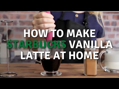 How to make Starbucks vanilla latte at home | SO GOOD!!!!!