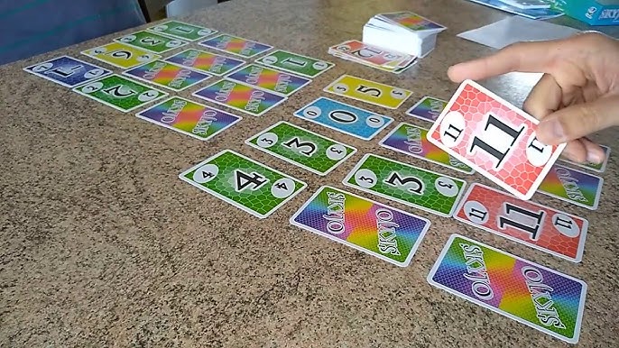 Jeu de pose de cartes, adapté du best-seller Skyjo, pour les