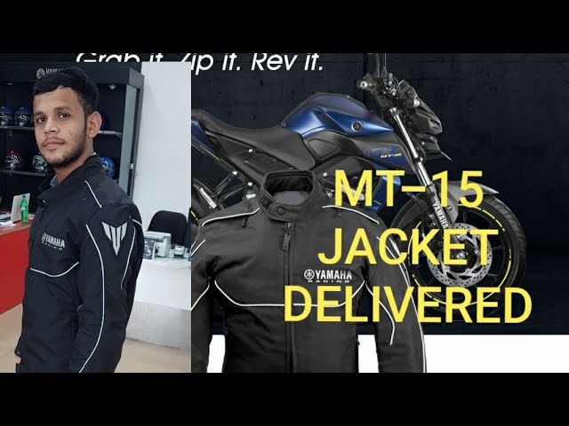 #YAMAHA #MT15 #JACKET DELIVERED - YouTube