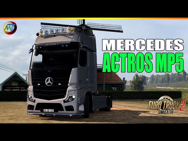 ETS2: Mercedes-Benz Actros MP5 2019 + Interior v1.0 (1.37.x) v 1.0