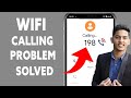 Wifi calling feature not working problem solved | How to fix wifi calling problem in andriod 2021