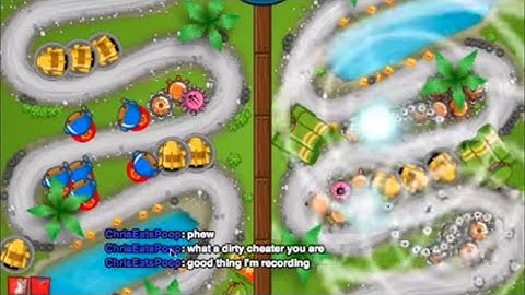 Bloons TD Battles: 2 Hackers in One Video!