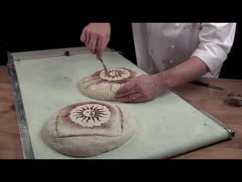 Bread Stenciling  Baking Techniques 