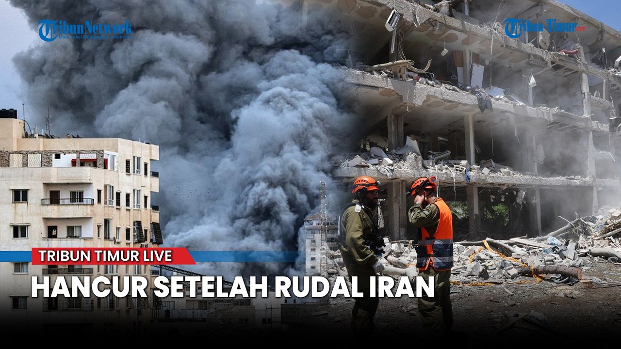 🔴Israel Porak-Poranda: Gambar Eksklusif Usai Serangan Rudal Iran!