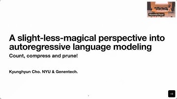2022.05 Language Models - Kyunghyun Cho