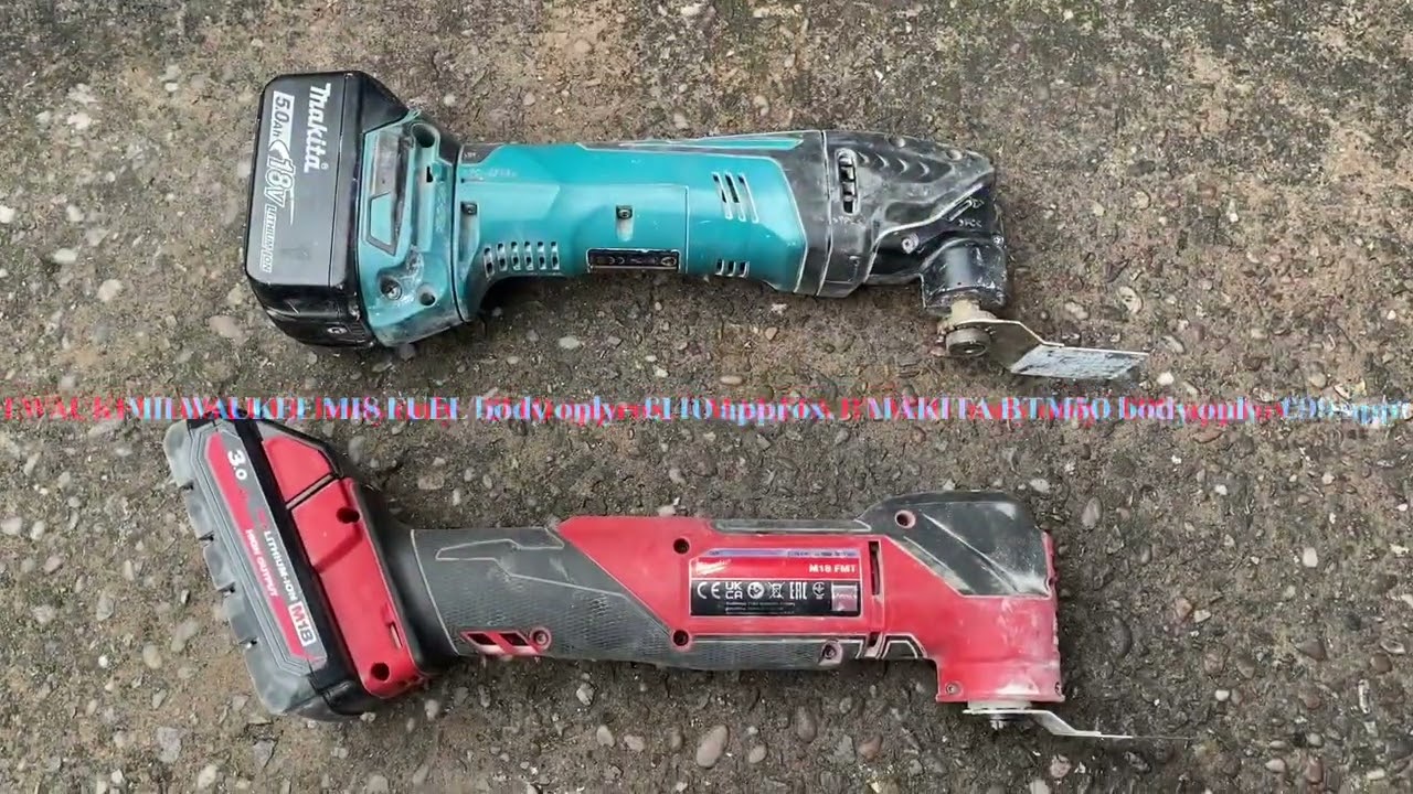 Multi Makita BTM50 Vs. M18 -