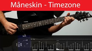Måneskin - Timezone Guitar Cover With Tabs(Standard)
