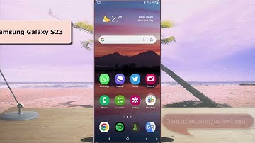 Samsung Galaxy S23 Ultra : How to show contextual menu of the Internet app when assistant menu is on