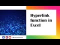 Excel Hyperlink Function Explained π