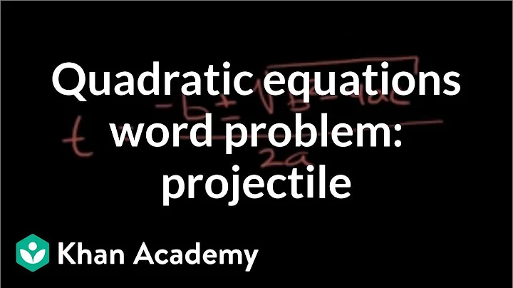 Example 4: Applying the quadratic formula | Quadratic equations | Algebra I | Khan Academy - DayDayNews