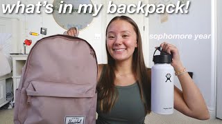 WHAT'S IN MY BACKPACK 2022 (10th grade)