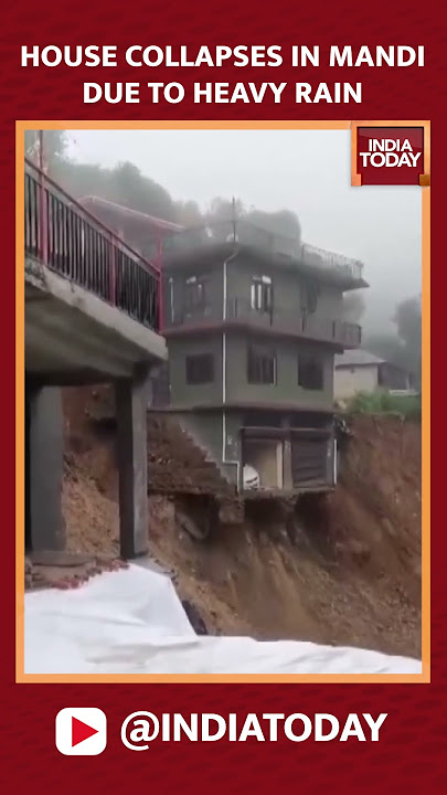 Himachal Landslide: House Collapses Due To Heavy Rains In Himachal As Landslides Strike | HP Rains