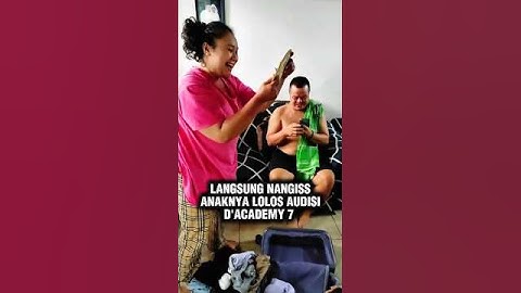 Moment Ibu Nangiss Anaknya Sastra Cianjur Lolos Audisi D