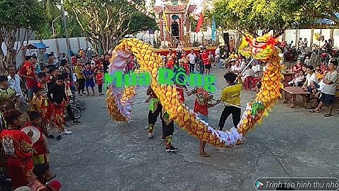 Múa Rồng cúng Ông Bổn ngày 14 tại Trà Cú Trà Vinh Quê Tôi
