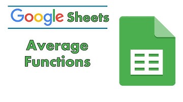Google Sheets: Average Function