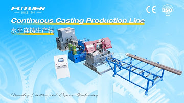 Horizontal continuous casting production line #machine #line #trending #casting #production