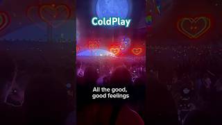 ColdPlay in Nashville [Live] - holographic Good Feelings #coldplay #nashville #shorts