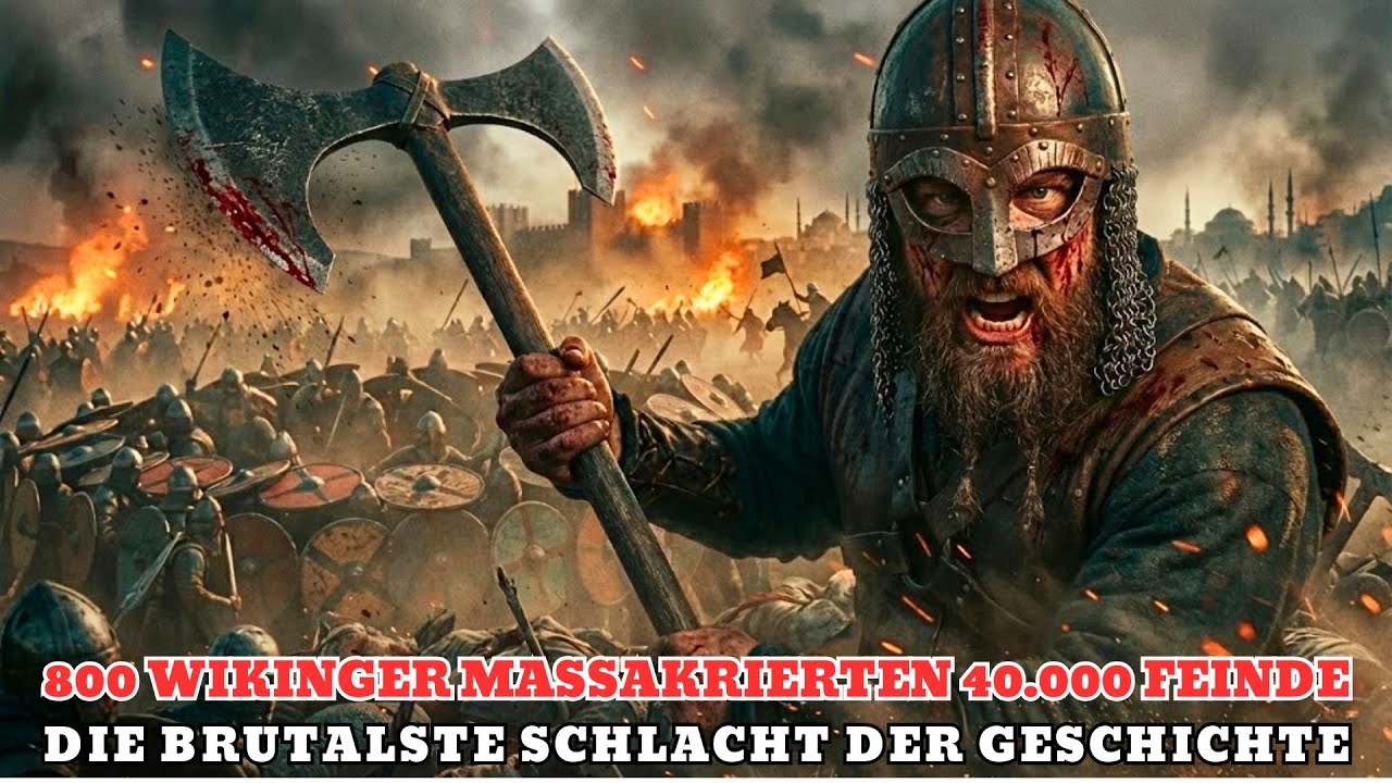 800 Wikinger MASSAKRIERTEN 40.000 Feinde – Die Brutalste Schlacht der Geschichte