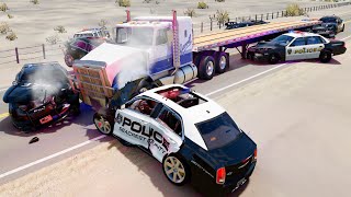 Extreme Police Chases Crashes/Fails #30 - BeamNG Drive Car crashes Compilation