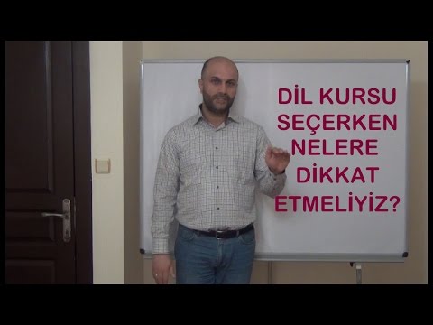 Video: Dil Kursları Nasıl Düzenlenir