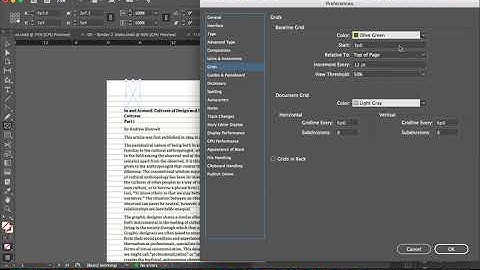 How to Setup a Basic Baseline Grid in InDesign