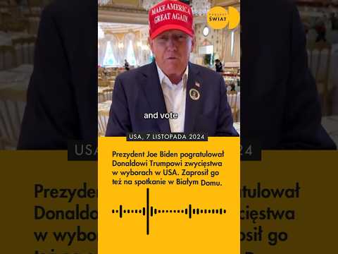 Joe Biden gratuluje