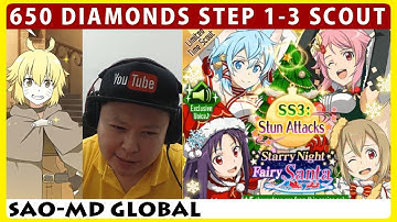 650 Diamonds Starry Night Fairy Santa Step 1-3 Scout (SAOMD Memory Defrag)
