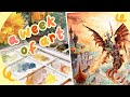 A Week of Art | My biggest painting yet! Stepping outside my comfort zone, and holiday fun!