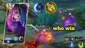 NEW HERO MM ABYSS BROKEN DAMAGE☠️  -NEW HERO OBSIDIA GAMEPLAY MOBILE LEGENDS