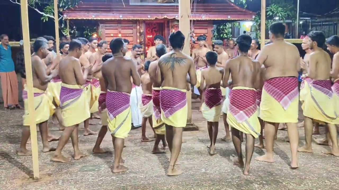 പൂരക്കളി. ശ്രീ കണ്ണമംഗലം കഴകം