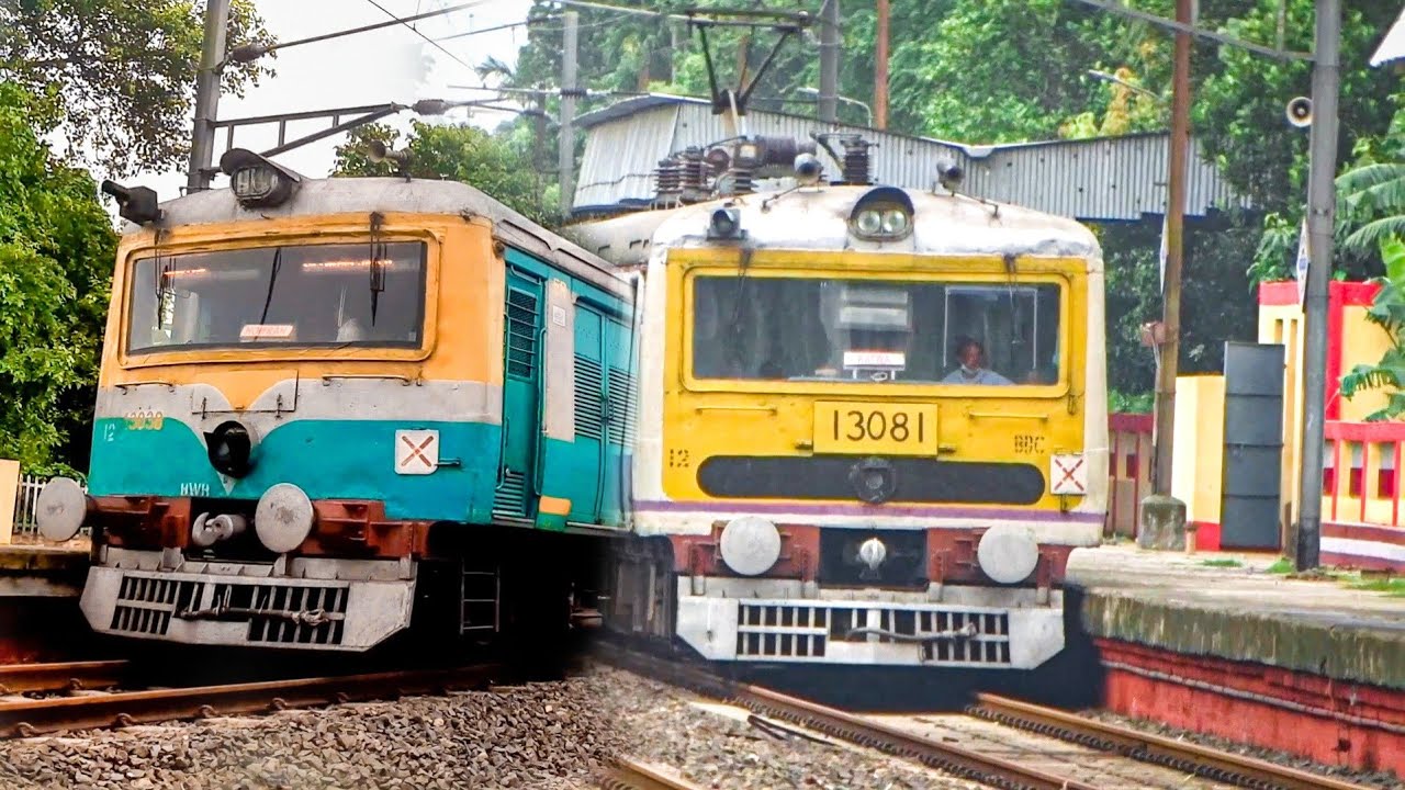 Howrah staff special vs Bandel staff special | sea green emu vs Duplicate medha | indian railway